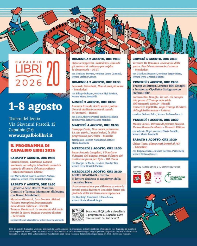 Programma Capalbio Libri 2026