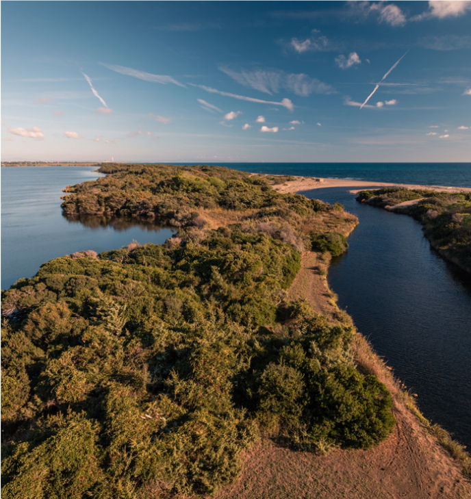 Riserva Naturale dell'oasi del wwf lago di Burano a Terre di Sacra